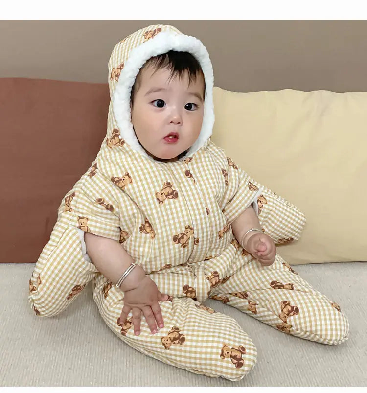 Baby's Plush Duvet and Outdoor Carrying Quilt